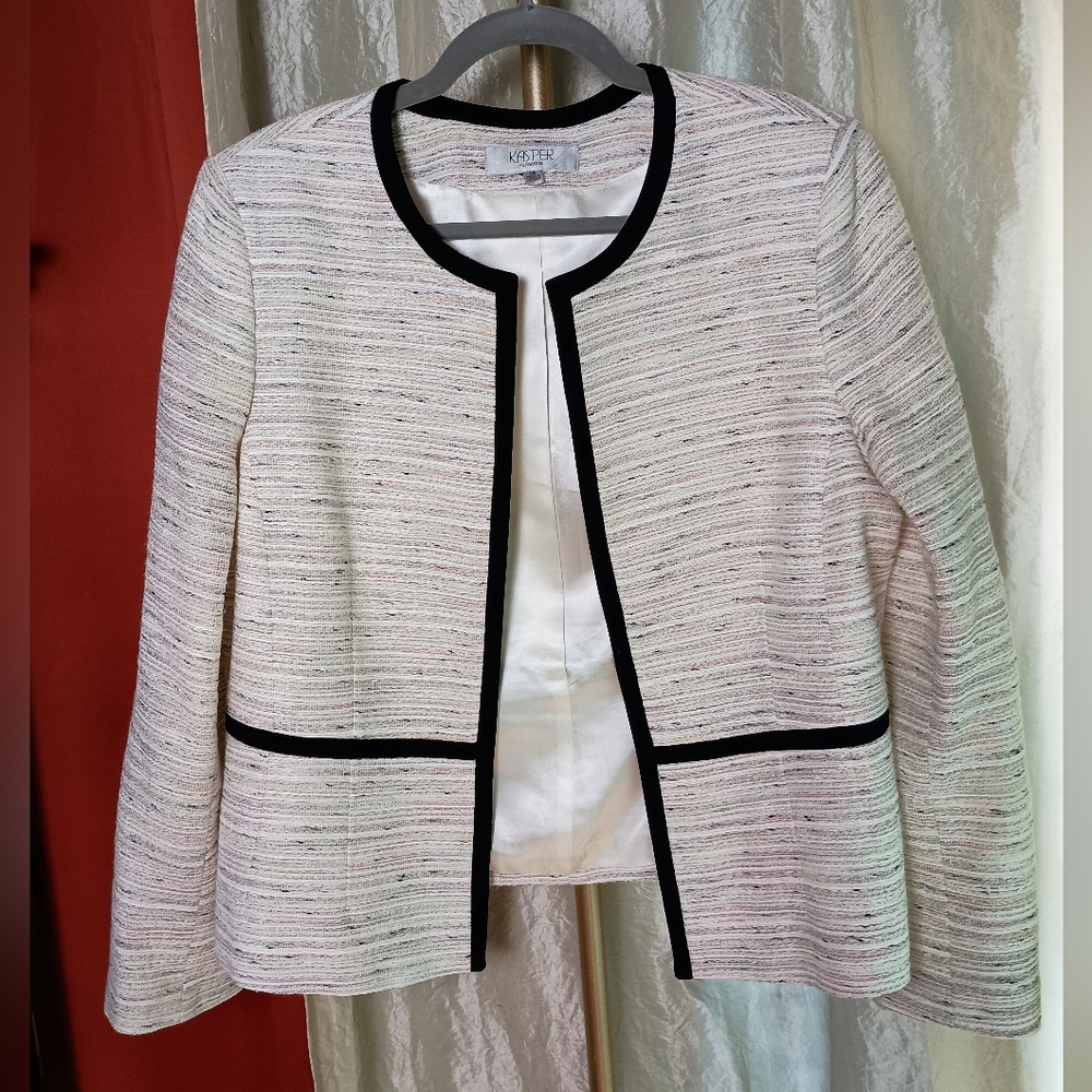 Kasper Separates Women's Open Front Jacket Size 14 - Picture 2 of 10